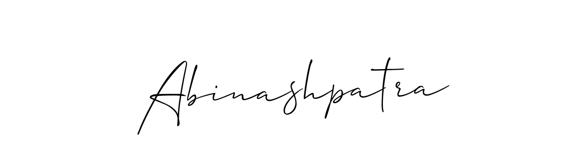 Create a beautiful signature design for name Abinashpatra. With this signature (Allison_Script) fonts, you can make a handwritten signature for free. Abinashpatra signature style 2 images and pictures png