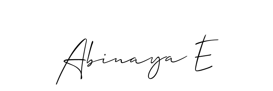 Here are the top 10 professional signature styles for the name Abinaya E. These are the best autograph styles you can use for your name. Abinaya E signature style 2 images and pictures png