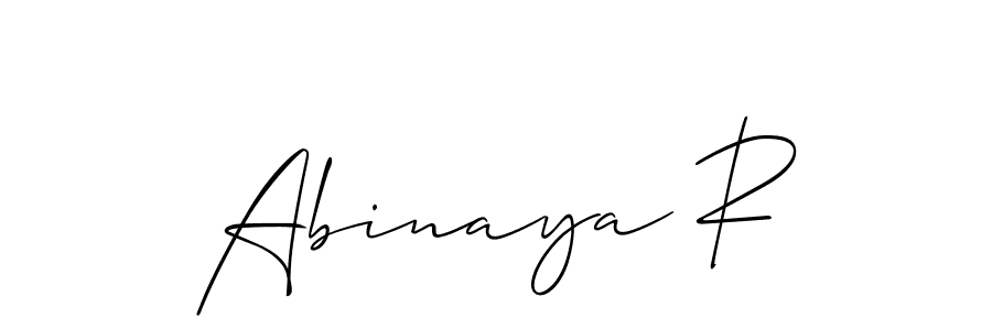 Best and Professional Signature Style for Abinaya R. Allison_Script Best Signature Style Collection. Abinaya R signature style 2 images and pictures png