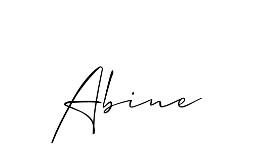 Also You can easily find your signature by using the search form. We will create Abine name handwritten signature images for you free of cost using Allison_Script sign style. Abine signature style 2 images and pictures png