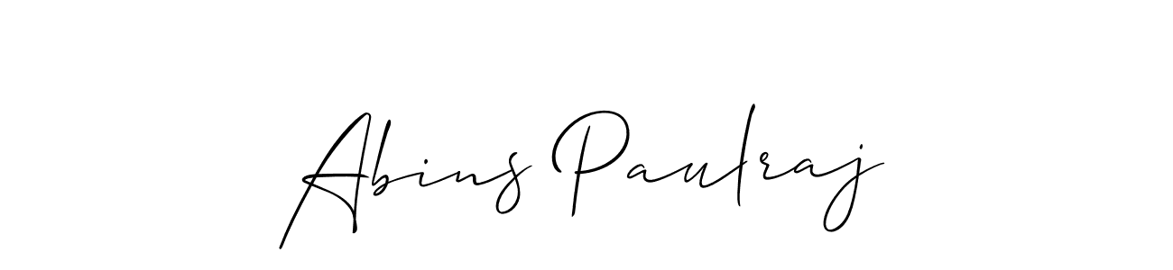 Here are the top 10 professional signature styles for the name Abins Paulraj. These are the best autograph styles you can use for your name. Abins Paulraj signature style 2 images and pictures png