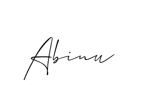 Create a beautiful signature design for name Abinu. With this signature (Allison_Script) fonts, you can make a handwritten signature for free. Abinu signature style 2 images and pictures png