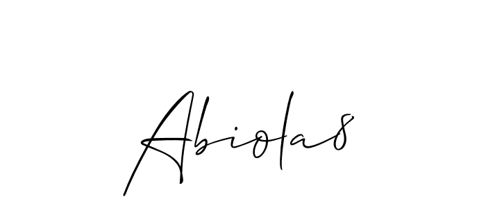 How to Draw Abiola8 signature style? Allison_Script is a latest design signature styles for name Abiola8. Abiola8 signature style 2 images and pictures png