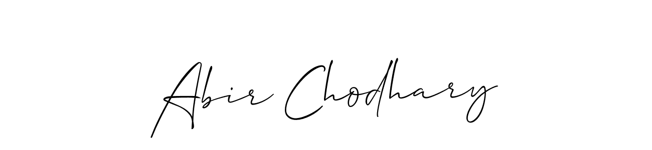 if you are searching for the best signature style for your name Abir Chodhary. so please give up your signature search. here we have designed multiple signature styles  using Allison_Script. Abir Chodhary signature style 2 images and pictures png