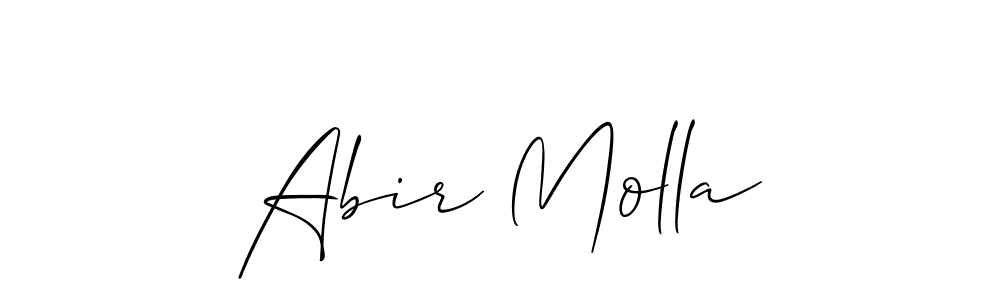 Best and Professional Signature Style for Abir Molla. Allison_Script Best Signature Style Collection. Abir Molla signature style 2 images and pictures png