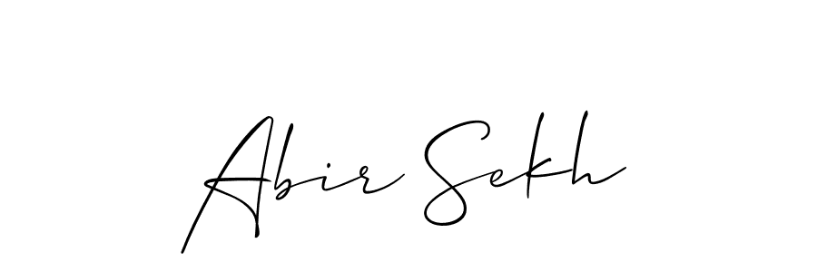 Once you've used our free online signature maker to create your best signature Allison_Script style, it's time to enjoy all of the benefits that Abir Sekh name signing documents. Abir Sekh signature style 2 images and pictures png