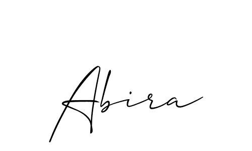 It looks lik you need a new signature style for name Abira. Design unique handwritten (Allison_Script) signature with our free signature maker in just a few clicks. Abira signature style 2 images and pictures png