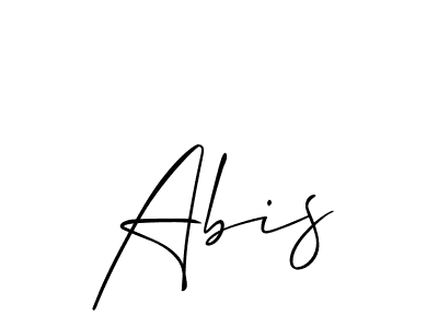 How to Draw Abis signature style? Allison_Script is a latest design signature styles for name Abis. Abis signature style 2 images and pictures png