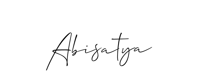 if you are searching for the best signature style for your name Abisatya. so please give up your signature search. here we have designed multiple signature styles  using Allison_Script. Abisatya signature style 2 images and pictures png