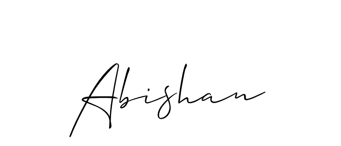 Once you've used our free online signature maker to create your best signature Allison_Script style, it's time to enjoy all of the benefits that Abishan name signing documents. Abishan signature style 2 images and pictures png