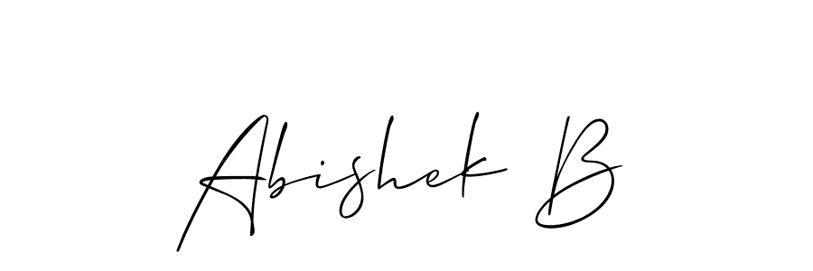 This is the best signature style for the Abishek B name. Also you like these signature font (Allison_Script). Mix name signature. Abishek B signature style 2 images and pictures png