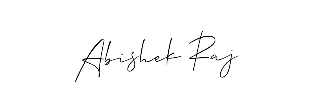 Abishek Raj stylish signature style. Best Handwritten Sign (Allison_Script) for my name. Handwritten Signature Collection Ideas for my name Abishek Raj. Abishek Raj signature style 2 images and pictures png