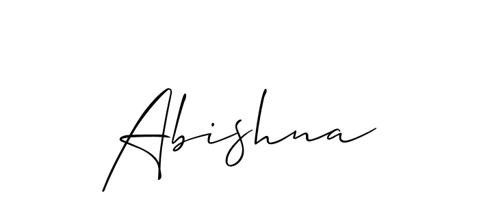 Abishna stylish signature style. Best Handwritten Sign (Allison_Script) for my name. Handwritten Signature Collection Ideas for my name Abishna. Abishna signature style 2 images and pictures png
