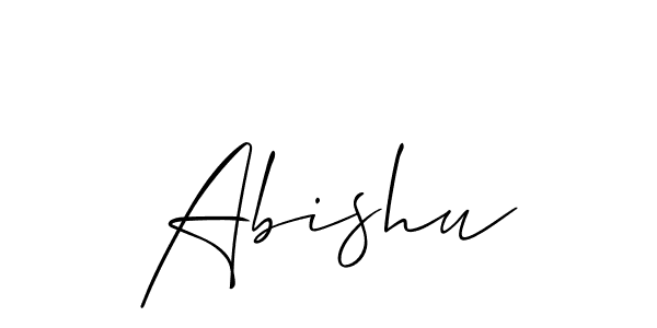 Create a beautiful signature design for name Abishu. With this signature (Allison_Script) fonts, you can make a handwritten signature for free. Abishu signature style 2 images and pictures png