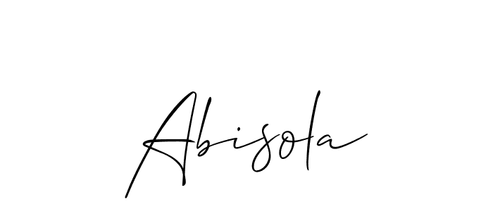 Make a beautiful signature design for name Abisola. Use this online signature maker to create a handwritten signature for free. Abisola signature style 2 images and pictures png