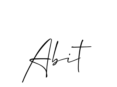 Use a signature maker to create a handwritten signature online. With this signature software, you can design (Allison_Script) your own signature for name Abit. Abit signature style 2 images and pictures png