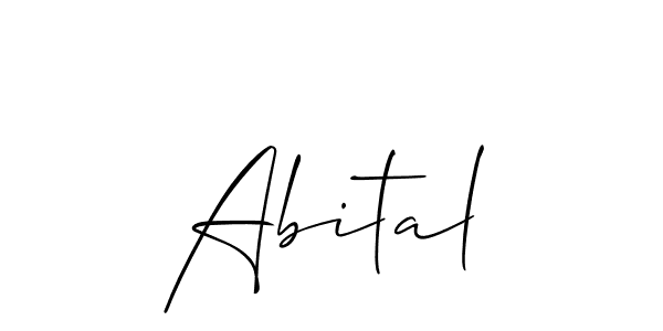How to Draw Abital signature style? Allison_Script is a latest design signature styles for name Abital. Abital signature style 2 images and pictures png