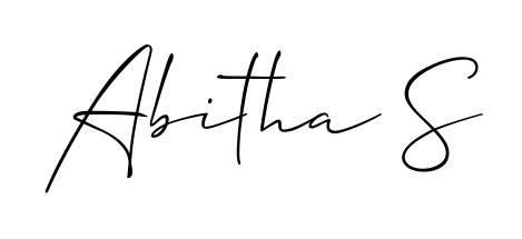 Download transparent PNG signature for name Abitha S styled with Allison_Script font. Ready to paste directly into PDF and Word agreements. Abitha S signature style 2 images and pictures png