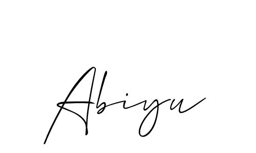 Once you've used our free online signature maker to create your best signature Allison_Script style, it's time to enjoy all of the benefits that Abiyu name signing documents. Abiyu signature style 2 images and pictures png