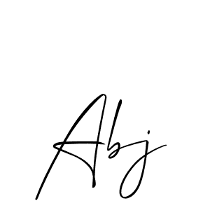 Also You can easily find your signature by using the search form. We will create Abj name handwritten signature images for you free of cost using Allison_Script sign style. Abj signature style 2 images and pictures png