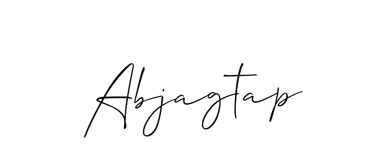 Make a beautiful signature design for name Abjagtap. Use this online signature maker to create a handwritten signature for free. Abjagtap signature style 2 images and pictures png