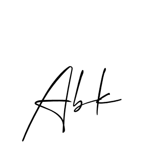 It looks lik you need a new signature style for name Abk. Design unique handwritten (Allison_Script) signature with our free signature maker in just a few clicks. Abk signature style 2 images and pictures png