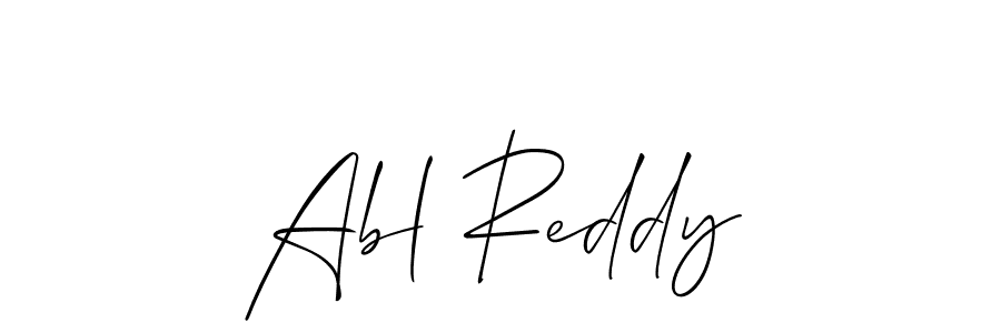 Use a signature maker to create a handwritten signature online. With this signature software, you can design (Allison_Script) your own signature for name Abl Reddy. Abl Reddy signature style 2 images and pictures png