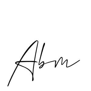 It looks lik you need a new signature style for name Abm. Design unique handwritten (Allison_Script) signature with our free signature maker in just a few clicks. Abm signature style 2 images and pictures png