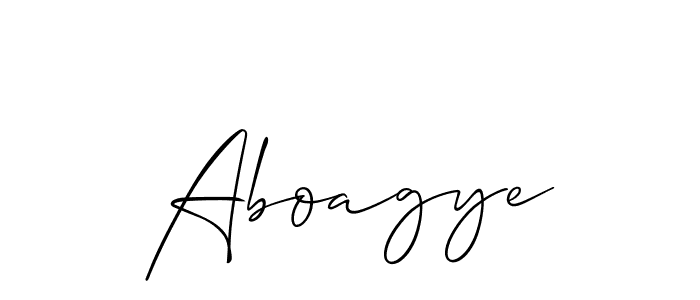 Make a beautiful signature design for name Aboagye. Use this online signature maker to create a handwritten signature for free. Aboagye signature style 2 images and pictures png