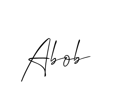 Allison_Script is a professional signature style that is perfect for those who want to add a touch of class to their signature. It is also a great choice for those who want to make their signature more unique. Get Abob name to fancy signature for free. Abob signature style 2 images and pictures png