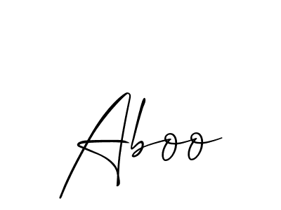 if you are searching for the best signature style for your name Aboo. so please give up your signature search. here we have designed multiple signature styles  using Allison_Script. Aboo signature style 2 images and pictures png