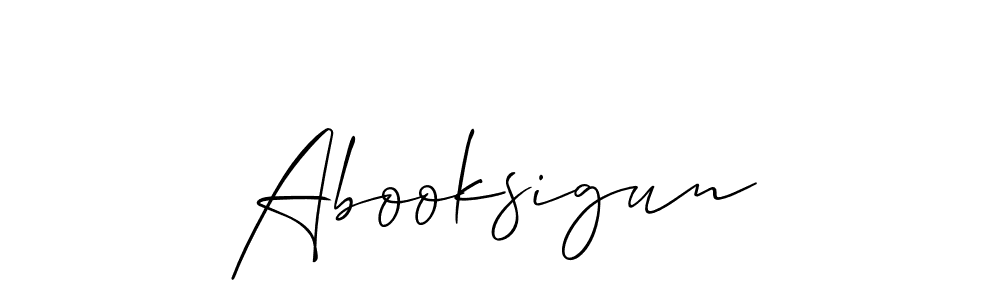 Also You can easily find your signature by using the search form. We will create Abooksigun name handwritten signature images for you free of cost using Allison_Script sign style. Abooksigun signature style 2 images and pictures png