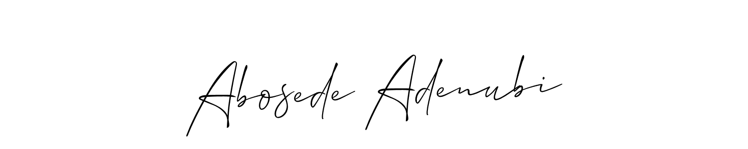 Make a beautiful signature design for name Abosede Adenubi. Use this online signature maker to create a handwritten signature for free. Abosede Adenubi signature style 2 images and pictures png