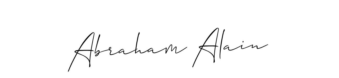 See photos of Abraham Alain official signature by Spectra . Check more albums & portfolios. Read reviews & check more about Allison_Script font. Abraham Alain signature style 2 images and pictures png