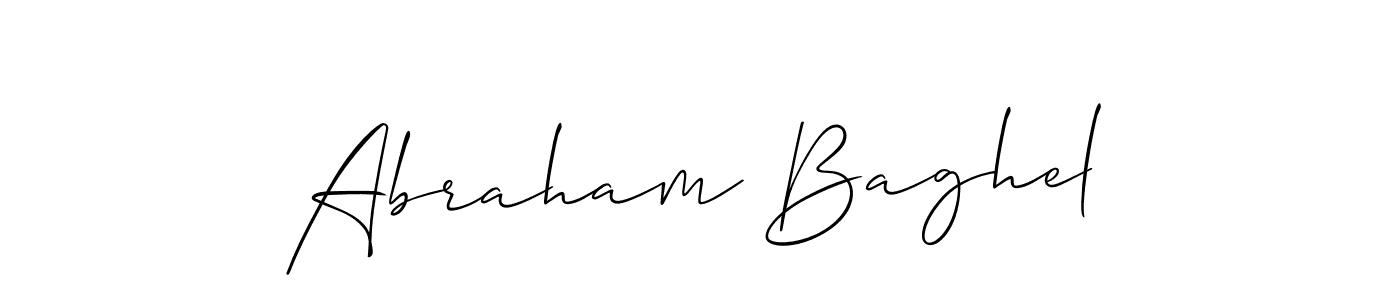 Best and Professional Signature Style for Abraham Baghel. Allison_Script Best Signature Style Collection. Abraham Baghel signature style 2 images and pictures png