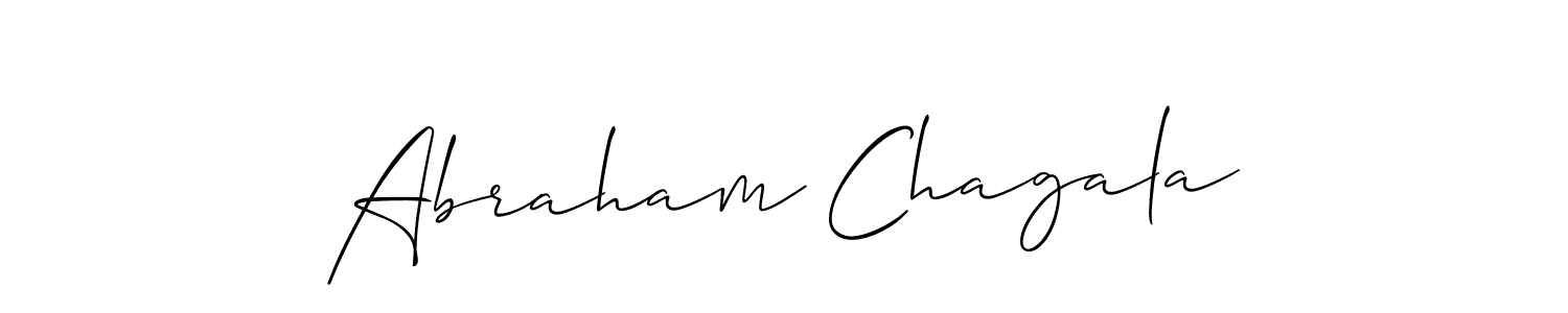 This is the best signature style for the Abraham Chagala name. Also you like these signature font (Allison_Script). Mix name signature. Abraham Chagala signature style 2 images and pictures png