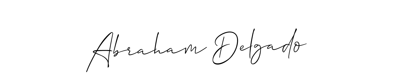 Make a short Abraham Delgado signature style. Manage your documents anywhere anytime using Allison_Script. Create and add eSignatures, submit forms, share and send files easily. Abraham Delgado signature style 2 images and pictures png