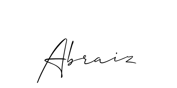 This is the best signature style for the Abraiz name. Also you like these signature font (Allison_Script). Mix name signature. Abraiz signature style 2 images and pictures png