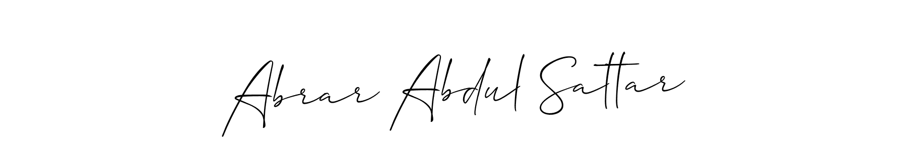 You can use this online signature creator to create a handwritten signature for the name Abrar Abdul Sattar. This is the best online autograph maker. Abrar Abdul Sattar signature style 2 images and pictures png