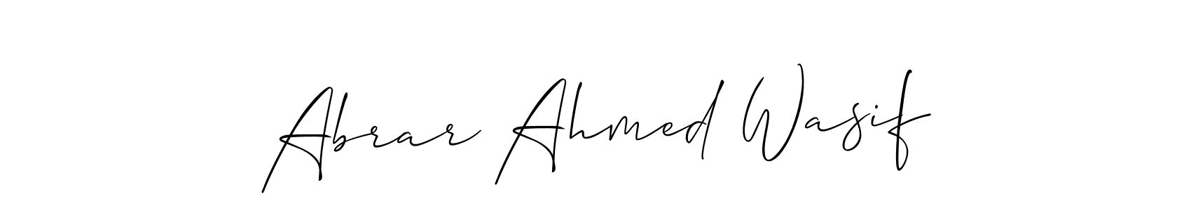 Here are the top 10 professional signature styles for the name Abrar Ahmed Wasif. These are the best autograph styles you can use for your name. Abrar Ahmed Wasif signature style 2 images and pictures png
