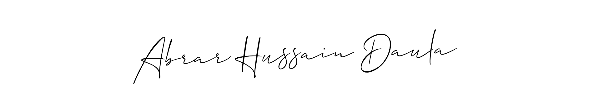 Once you've used our free online signature maker to create your best signature Allison_Script style, it's time to enjoy all of the benefits that Abrar Hussain Daula name signing documents. Abrar Hussain Daula signature style 2 images and pictures png