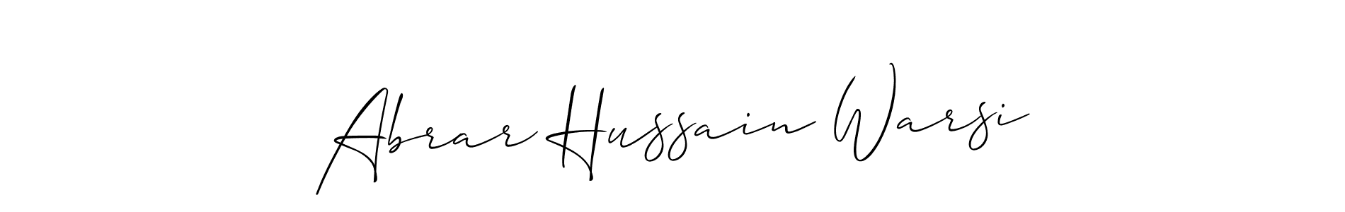 Here are the top 10 professional signature styles for the name Abrar Hussain Warsi. These are the best autograph styles you can use for your name. Abrar Hussain Warsi signature style 2 images and pictures png