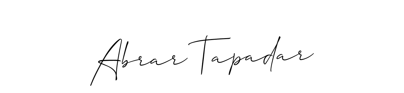 Check out images of Autograph of Abrar Tapadar name. Actor Abrar Tapadar Signature Style. Allison_Script is a professional sign style online. Abrar Tapadar signature style 2 images and pictures png