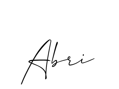 How to make Abri name signature. Use Allison_Script style for creating short signs online. This is the latest handwritten sign. Abri signature style 2 images and pictures png