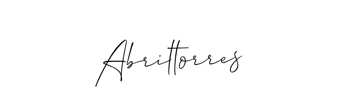 Also we have Abriltorres name is the best signature style. Create professional handwritten signature collection using Allison_Script autograph style. Abriltorres signature style 2 images and pictures png