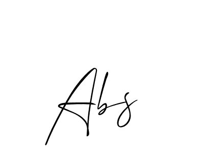 if you are searching for the best signature style for your name Abs . so please give up your signature search. here we have designed multiple signature styles  using Allison_Script. Abs  signature style 2 images and pictures png