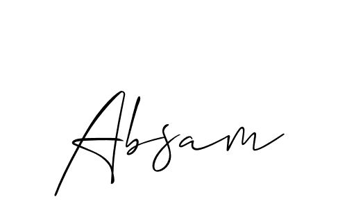 Here are the top 10 professional signature styles for the name Absam. These are the best autograph styles you can use for your name. Absam signature style 2 images and pictures png