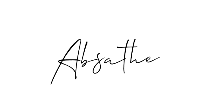 You can use this online signature creator to create a handwritten signature for the name Absathe. This is the best online autograph maker. Absathe signature style 2 images and pictures png