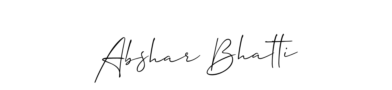 Check out images of Autograph of Abshar Bhatti name. Actor Abshar Bhatti Signature Style. Allison_Script is a professional sign style online. Abshar Bhatti signature style 2 images and pictures png