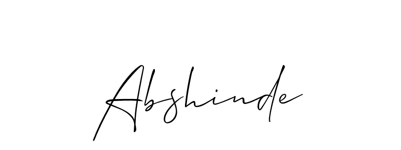 Make a beautiful signature design for name Abshinde. Use this online signature maker to create a handwritten signature for free. Abshinde signature style 2 images and pictures png